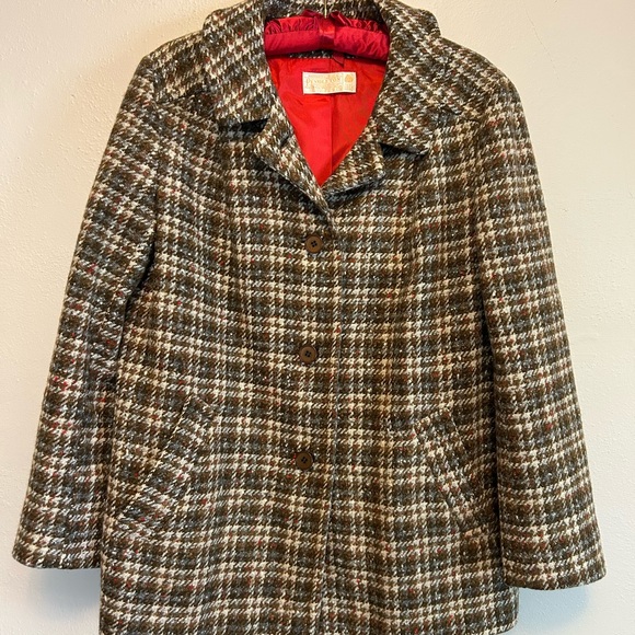 Vintage Mid Century Pendleton Wool Tweed Coat - Picture 1 of 9